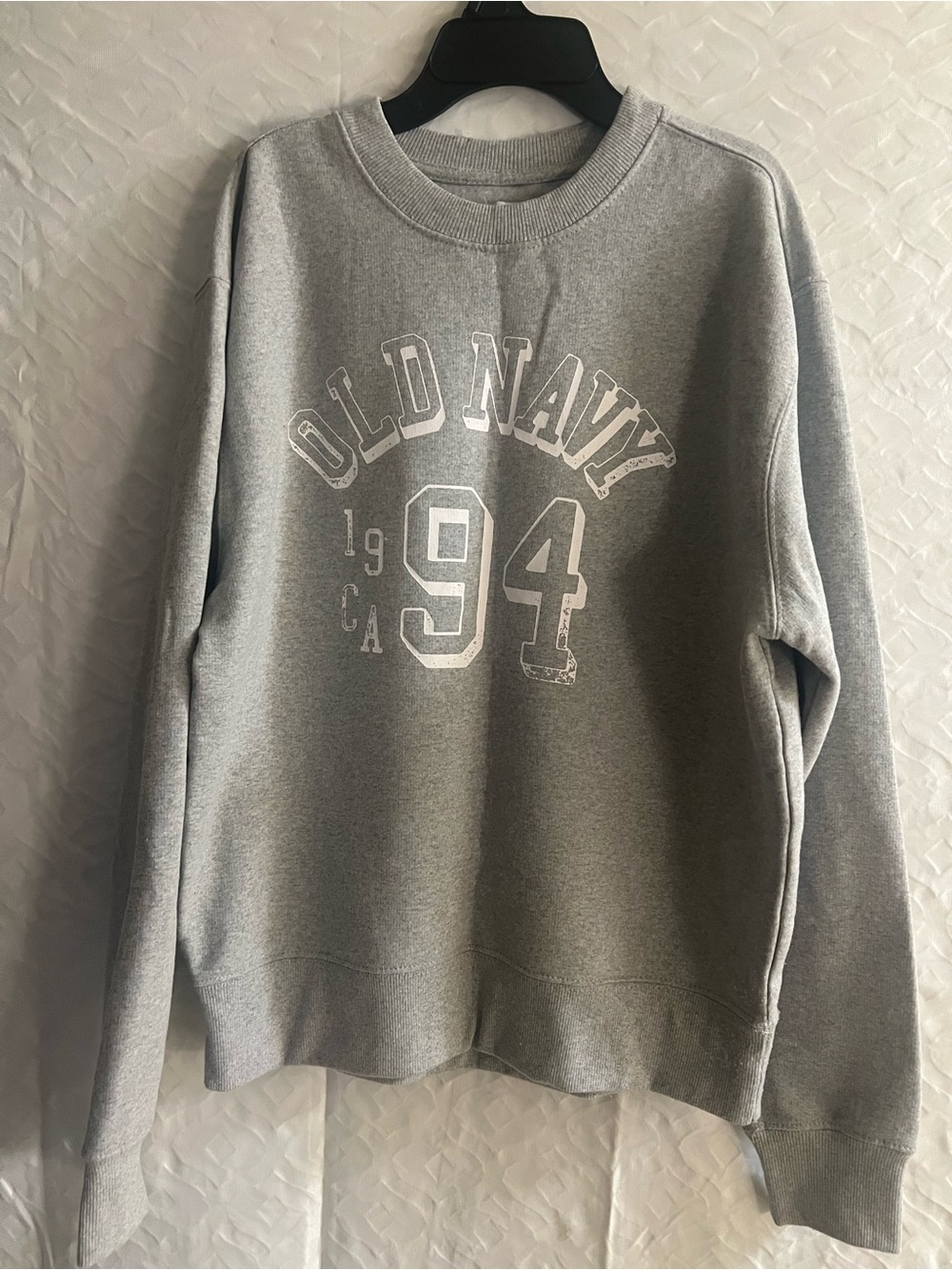 Old Navy Gray Crewneck Sweatshirt with '94 Logo